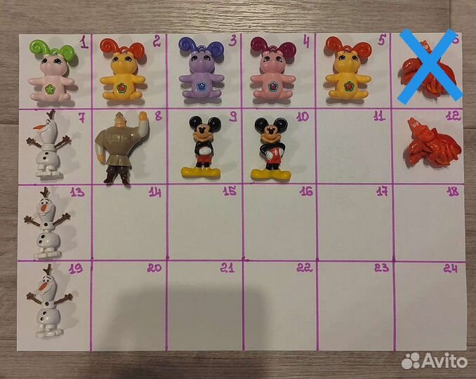 Киндеры из разных серий