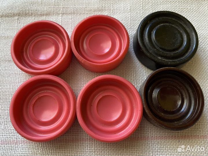 Шашки СССР, картонная доска, домино