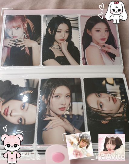 Биндер вместе с к поп ломо картами