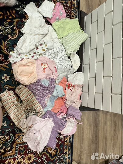 Вещи на девочку пакетом 68