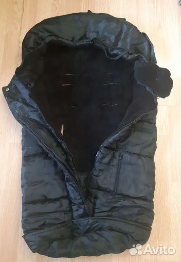 Зимний конверт в прогулочную коляску