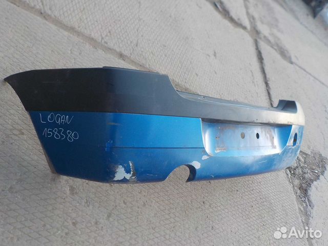Бампер задний renault logan