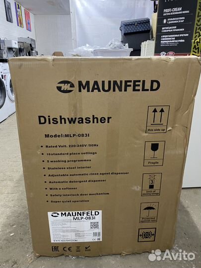Посудомоечная машина maunfeld 45cm новая