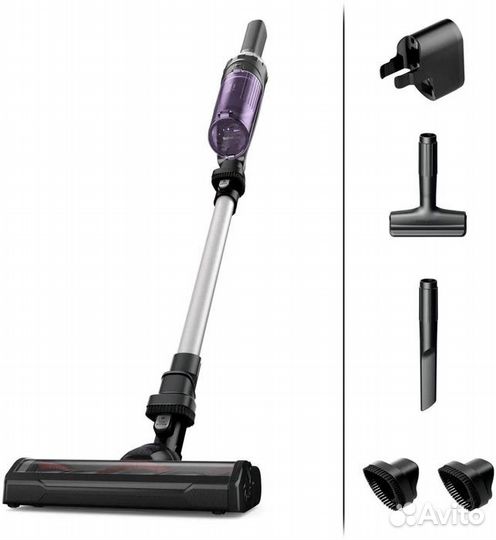 Вертикальный пылесос Tefal TY1129WO, Чёрный/Фиолет