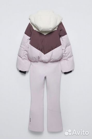 Zara Ski Kids лыжный комбинезон пух перо 6-14 лет