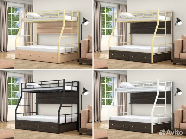 Двухъярусная детская кровать