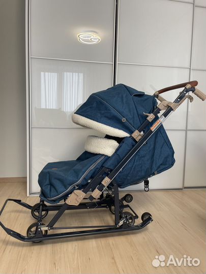 Детские санки коляска Ника 7-8К