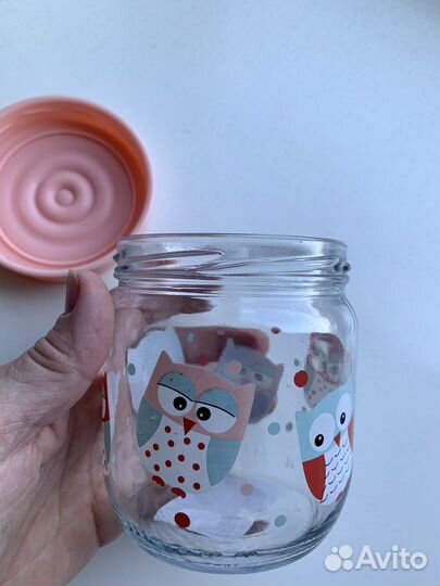 Банка для сыпучих стекло