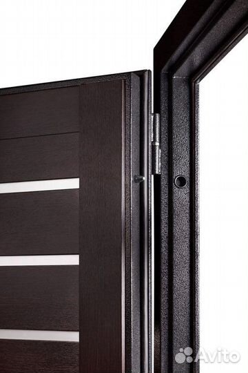 Дверь входная. Техно венге