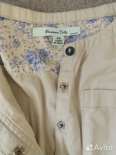 Massimo dutti платье 100/110см