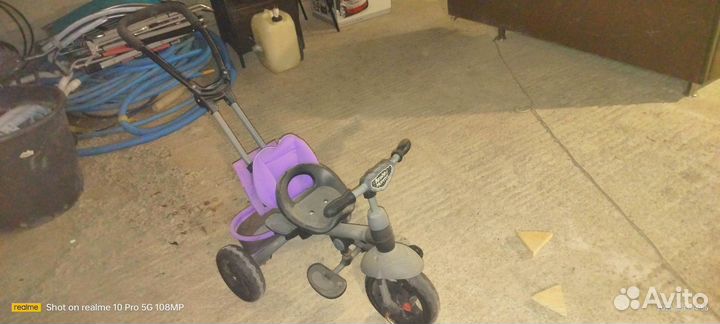Детский трехколесный велосипед бу
