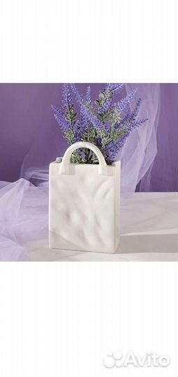 Керамическая ваза сумочка