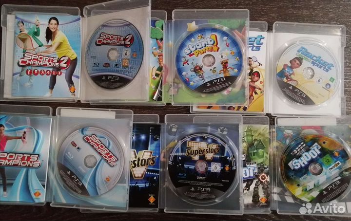 Star the party, Racket sports, The Shoot.Диски PS3