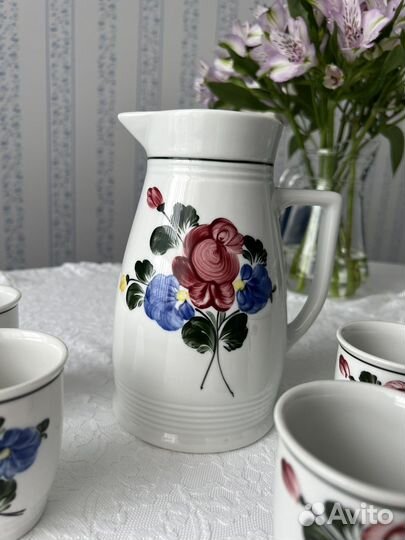 Фарфоровый сервиз для напитков винтаж