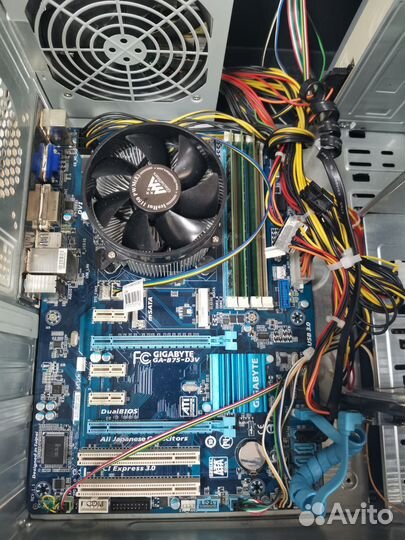 Системный блок i5-3450, GA-B75, 500gb, DDR3 12gb