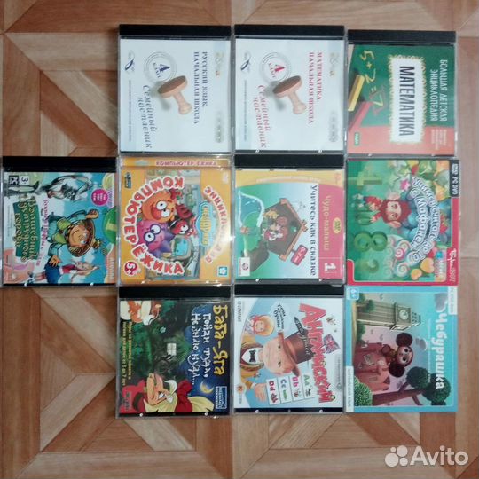 DVD и CD диски обучающие для детей