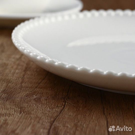 Тарелка фарфоровая обеденная Magistro «Лакомка», d