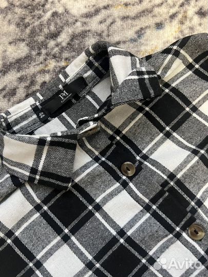Рубашка в клетку женская