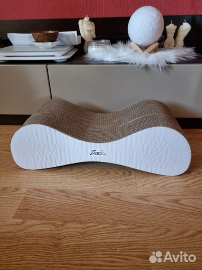 Когтеточка картонная, лежанка из картона, новая