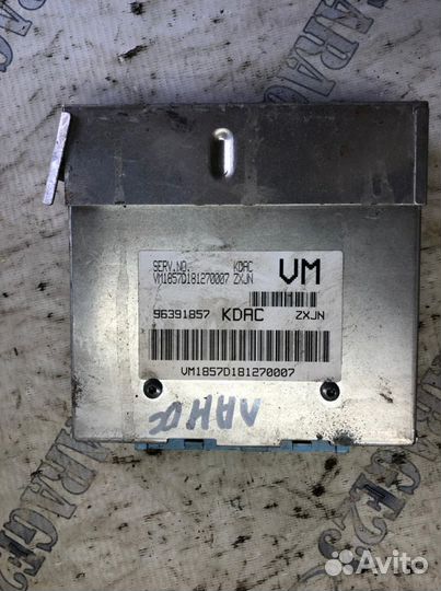 Блок управления двигателем Chevrolet Lanos