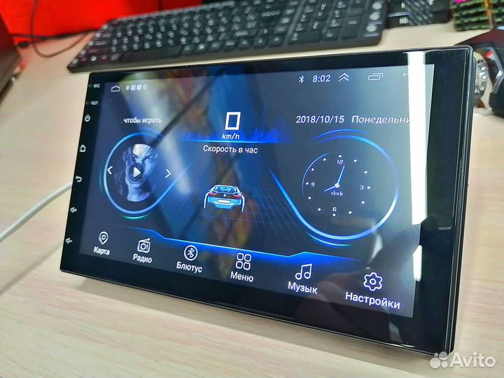 Магнитола 1/32GB Новая 2DIN Android Андроид 2дин