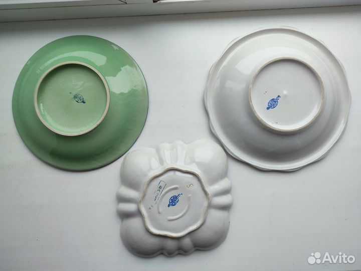 Тарелки, блюда Ленинградский Стройфаянс, СССР