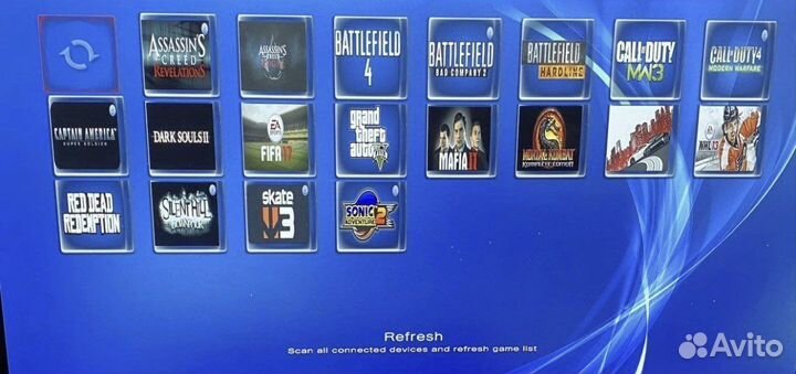 Sony PS3 прошитая + игры