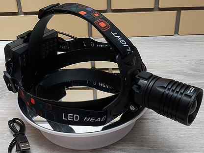 Супермощный налобный фонарь светодиод P90