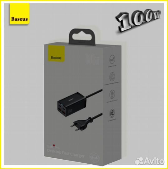 Зарядное устройство Baseus 100W EU Black