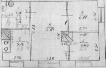 Аукцион: 3-к. квартира, 37,8 м², 2/2 эт.