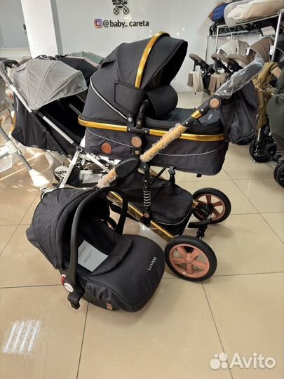 Коляска 3в1, с автолюлькой