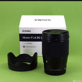 Объектив Sigma 16mm f 1 4 Sony E