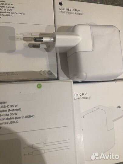 Блок питания Apple 35W Dual USB-C Power Adapter