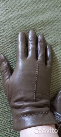 Перчатки зима мех Испания жен. кожа новые 6-6,5