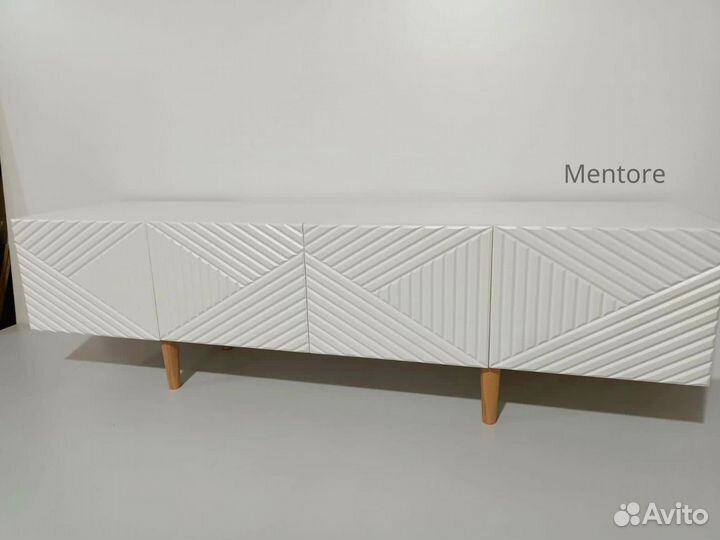 Тумба тв Bravo с фрезеровкой (конструктор)