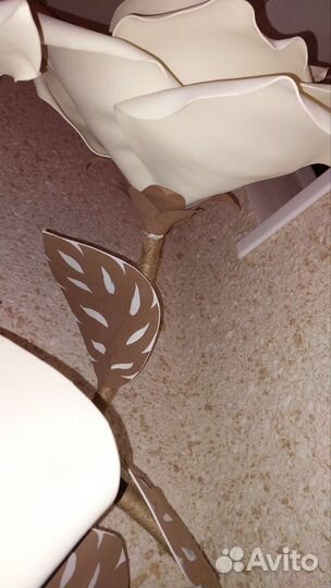 Ростовые цветы из фоамирана