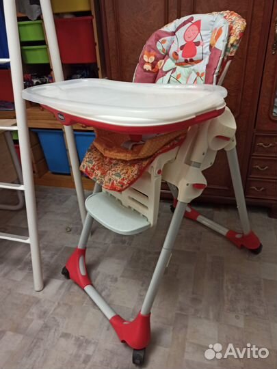 Стульчик-шезлонг Chicco Polly NEW 2 в 1 Италия