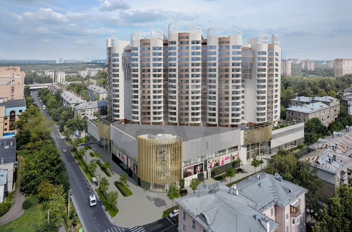 1-к. квартира, 46 м², 18/19 эт.