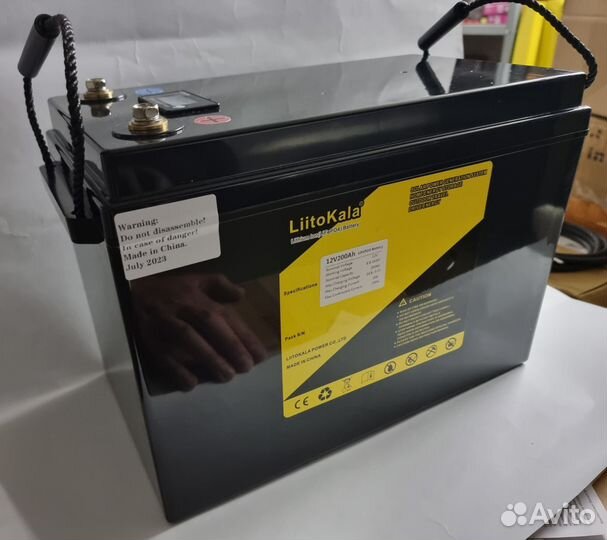 Аккумулятор lifepo4 12v 200 ah liitokala тяговый