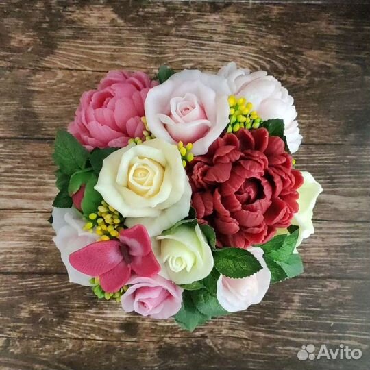 Мыльные ароматные букеты (не пенные)