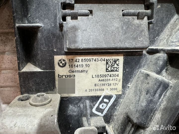 Кассета радиаторов в сборе N47 N57 N63 BMW F10 F06