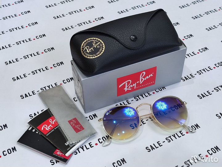 Оригинальные очки Ray Ban Round Metal, новые