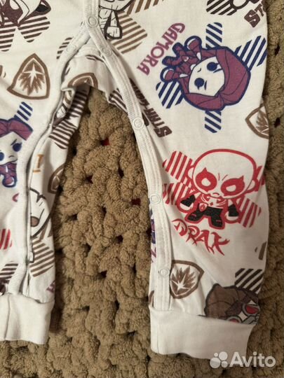 Детский комбинезон слип нательный 74 80 размер