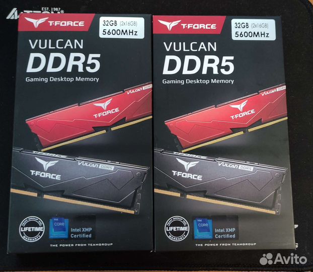 DDR5 T-force vulcan 32GB Hynix(2x16gb) 5600mhz