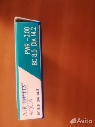 Линзы контактные acuvue air optix aqua