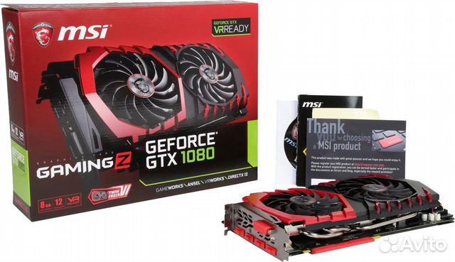 Видеокарта MSI gtx 1080 8gb