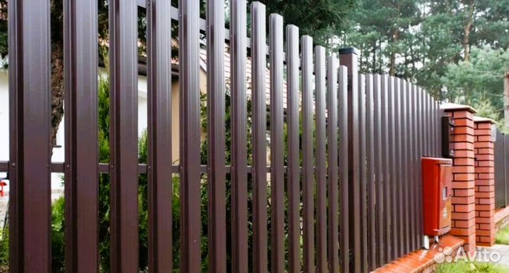 Забор металлический качественно под ключ