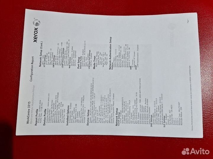 Мфу лазерный xerox work Center 3315