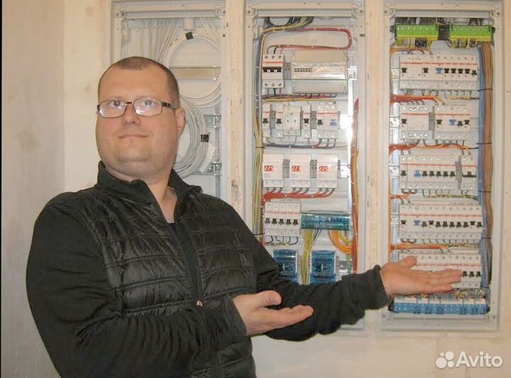 Электрик Штробление, монтаж проводки Пушкино