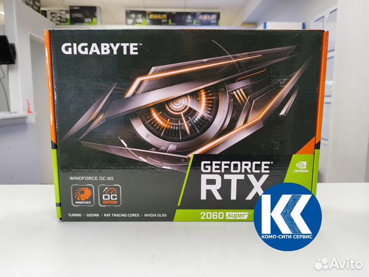 RTX 2060 super Gigabyte WindForce (8Gb, 256bit)